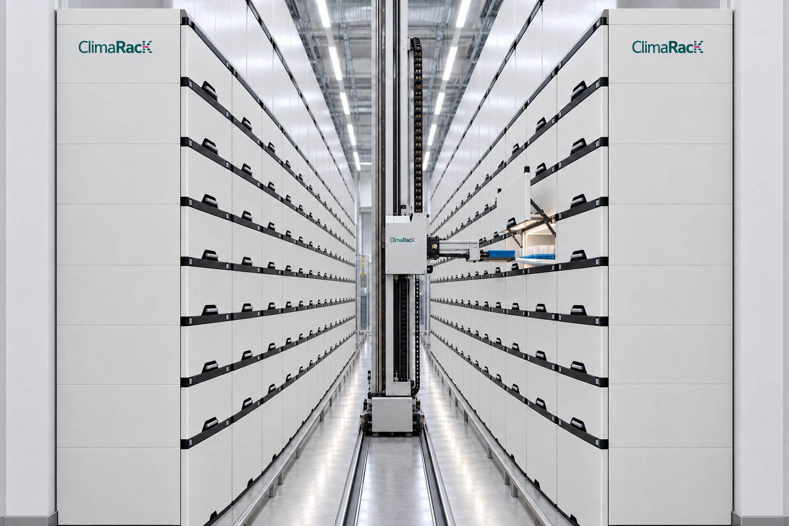 Automated ClimaRack aisle